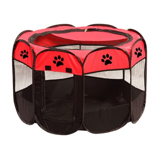 Portable Folding Pet Tent Dog House Octagonal Cage For Cat Tent-Abundancy Deals