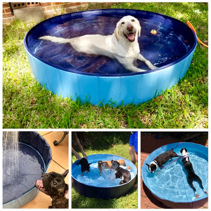 Foldable Dog Swimming Pool Pet SPA Portable PVC Bathing-Abundancy Deals